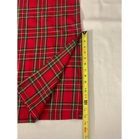 HOUSE OF MBR RED TARTAN BOUVIER LONG $385 NWT SIZE XL - Picture 8 of 14